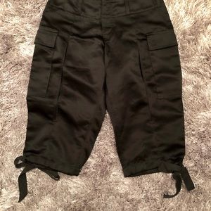 Betsey Johnson satin split-leg knickers